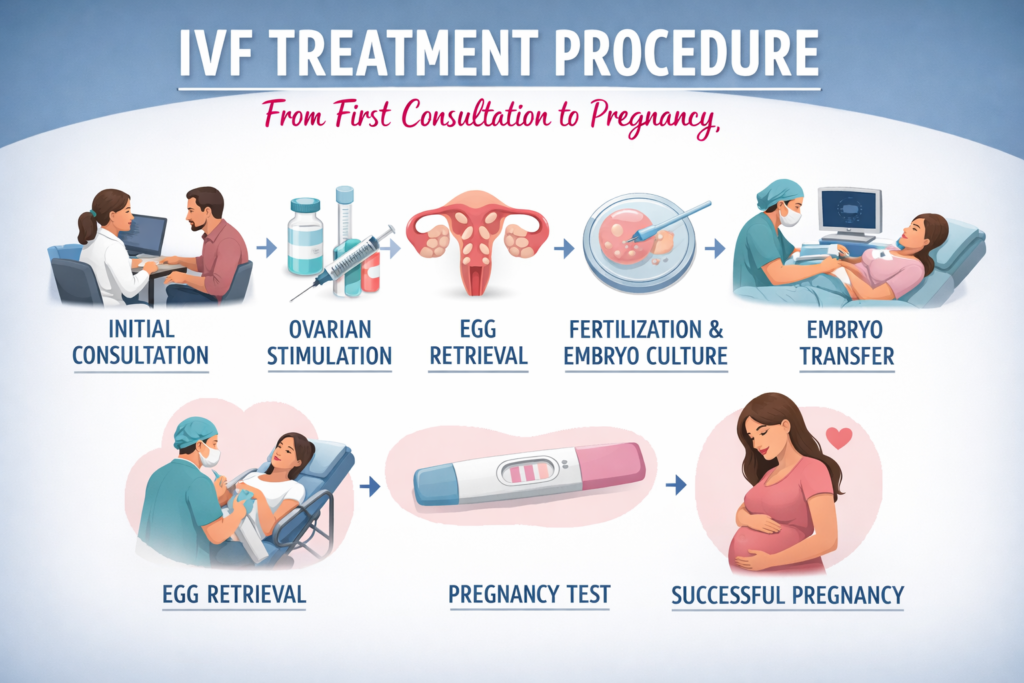 IVF Treatment Procedure: From First Consultation to Pregnancy
