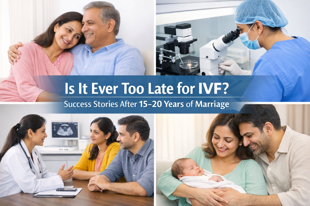 Is It Ever Too Late for IVF? Success Stories After 15–20 Years of Marriage