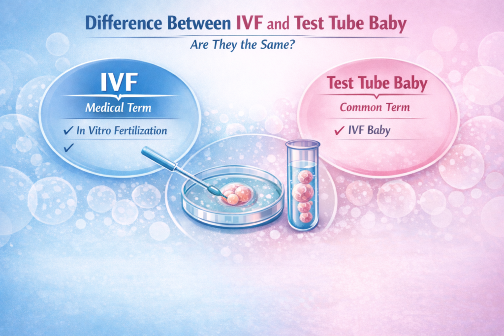 Difference Between IVF and Test Tube Baby