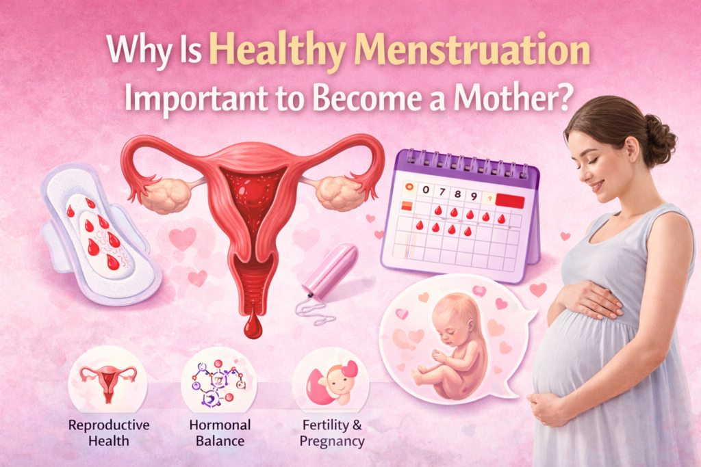 Why Is Healthy Menstruation Important to Become a Mother?