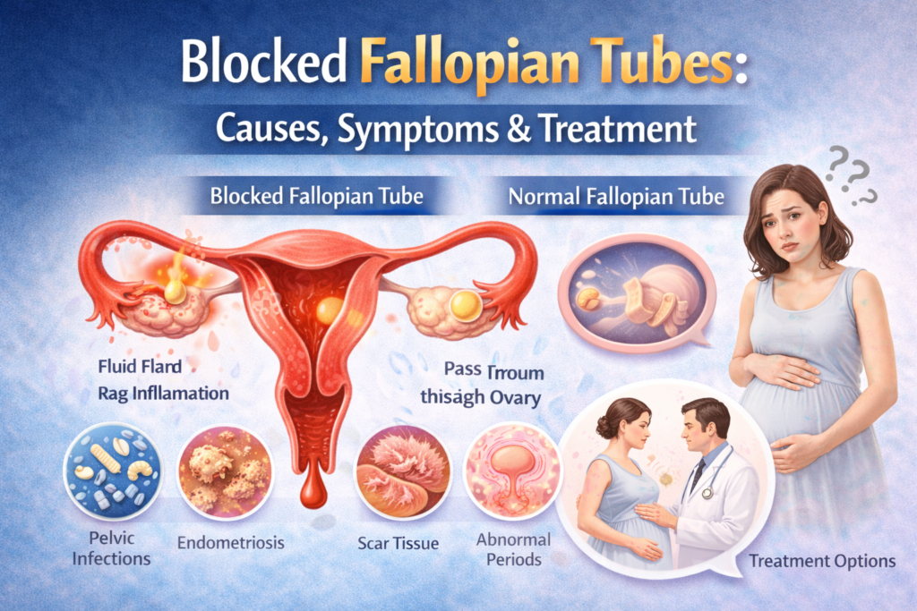 Blocked Fallopian Tubes – Causes, Symptoms & Treatment